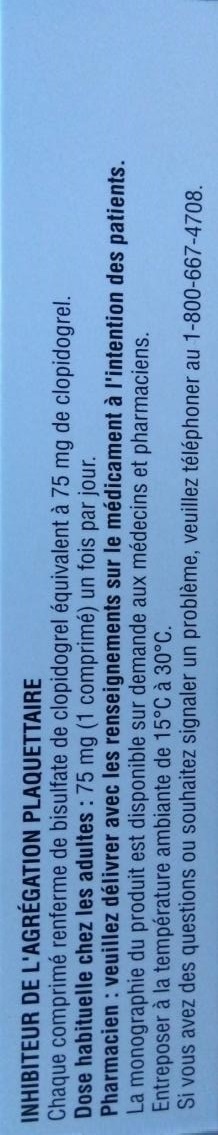 Apo-Clopidogrel 75mg